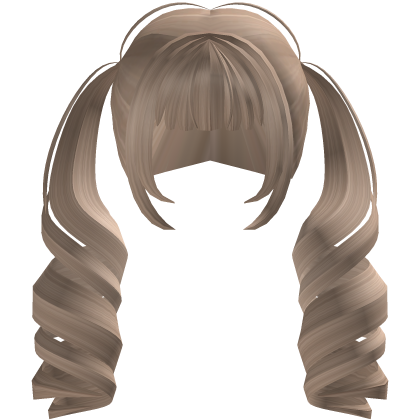 bratty twintails curl ash blonde Roblox item