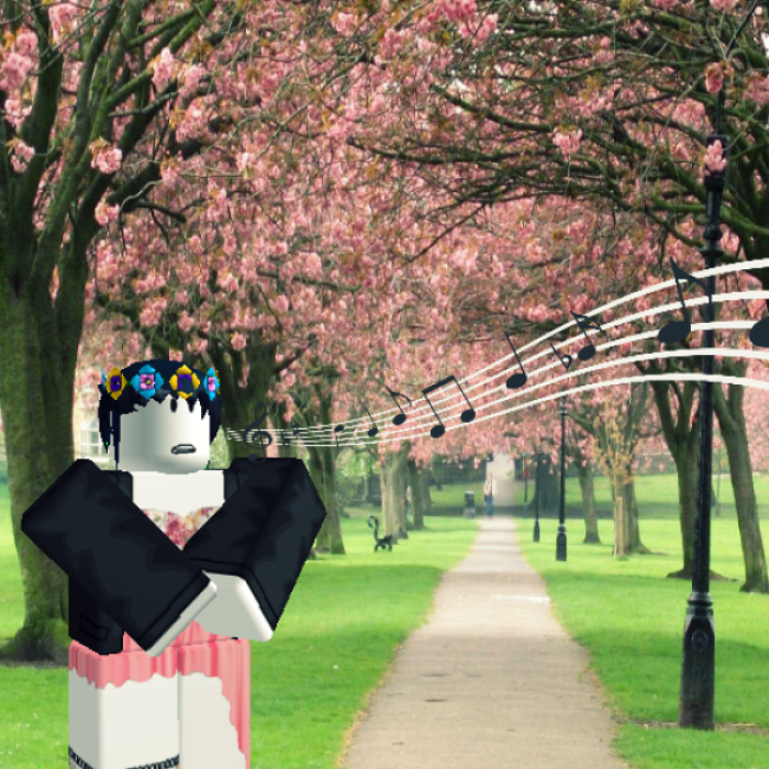 Waiting By The Cheery Tree Roblox decal