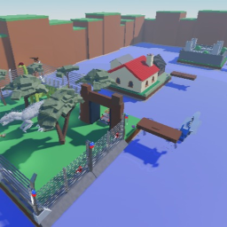(uptade dinosaurs island and city )  clasic shot