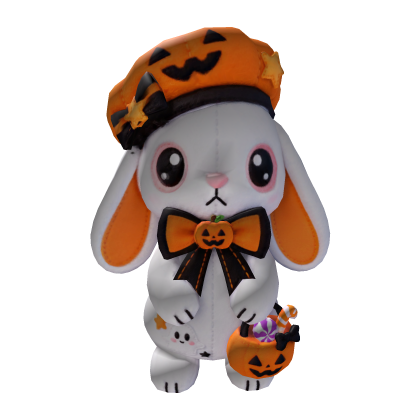 🎃Spooky Pumpkin Bunny Plushie 🐰