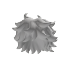 White Fluffy Hair
