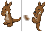 Kangaroo vs Dino