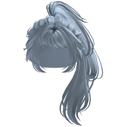 Messy Windy Ponytail (Sky Blue) Roblox item