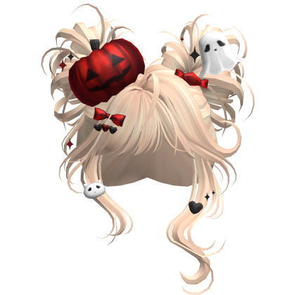 Spooky Halloween Pumpkin Buns  (Blonde)