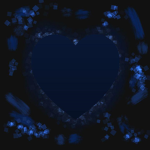 dark blue heart