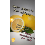 Sour lemons for life