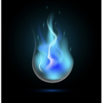 Blue fireball