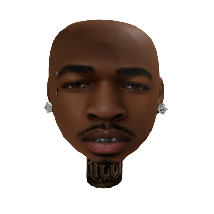 RF MAX DARK BOY MALE MESH HEAD Roblox item
