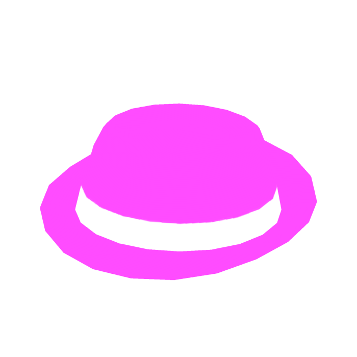Pink Neon Fedora