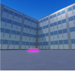 Destroy a square like building sim