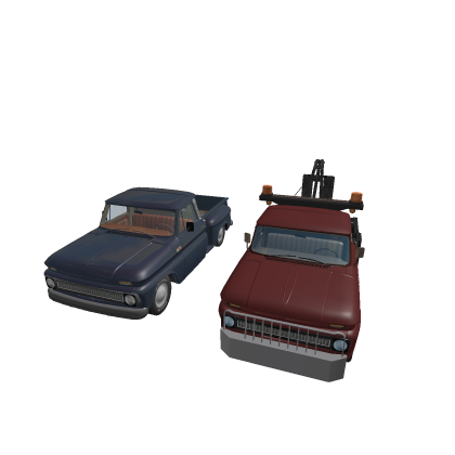 [Free!] Old Pickup Truck ! Military Hiking PBR Nav