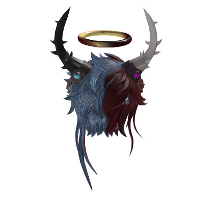 ✧ [Sparkles + 299 Exist] ✧ Duality Horns & Halo Roblox item