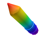 Oversized Rainbow Creative Head Pencil