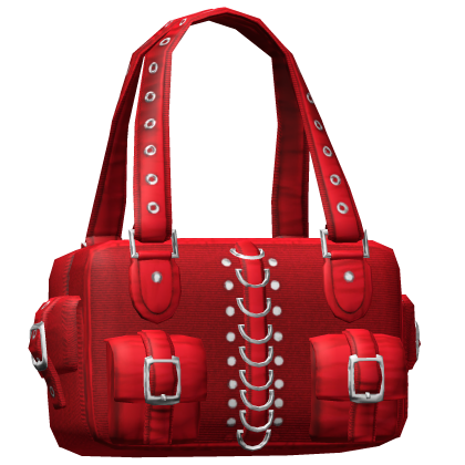Red Gothic Buckle Shoulder Bag 3.0