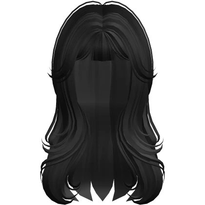 Gyaru Wispy Hair With Bangs In Black | Roblox Item - Rolimon's