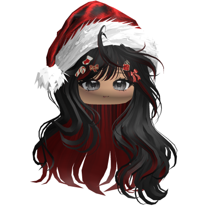 Cute Christmas Waves w/ Charms (Black&Red)