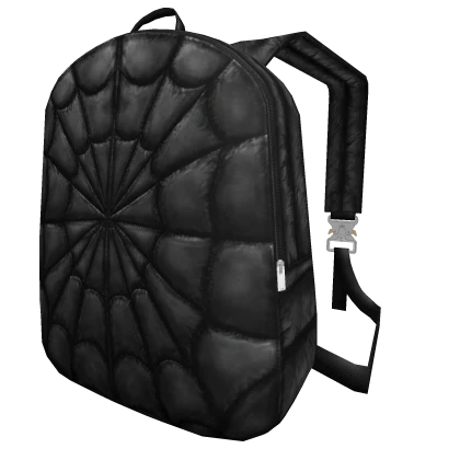 Vamp Archive Y2k Black Spider Web Puffer Backpack | Roblox Item