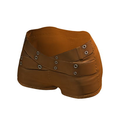 Leather Shorts / Pumpkin