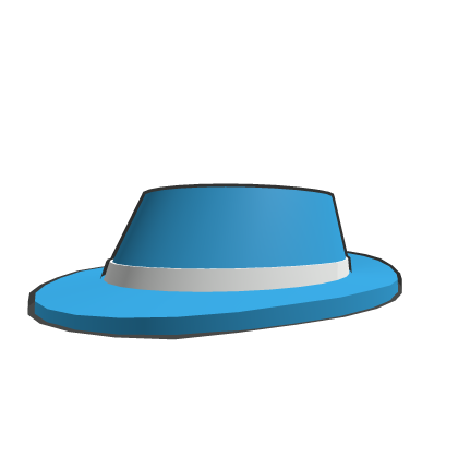 Blue Cartoony Fedora BCFEDOR4 thumbnail