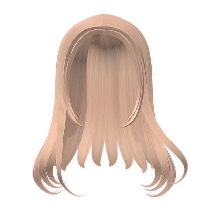 Cute Blonde Y2K Straight Hair Roblox item