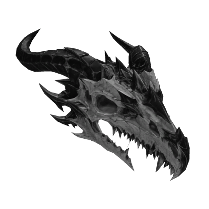 Horned Armored Dragon Skull Helmet of the Beast