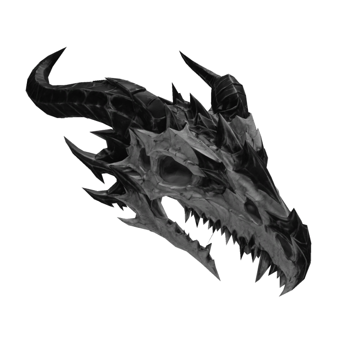 Horned Armored Dragon Skull Helmet of the Beast