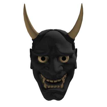 Hannya mask : Black Roblox item