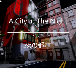 A city in the night