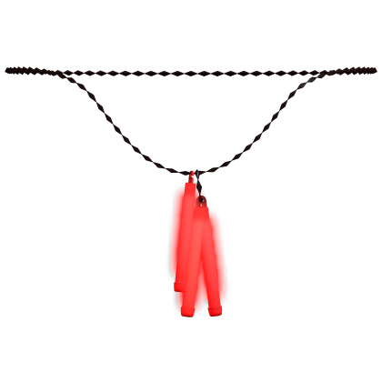 Emissive Glowstick Necklace (Red) Roblox item