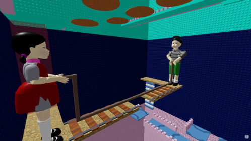 🦑Squid Game Troll Tower! ⭕