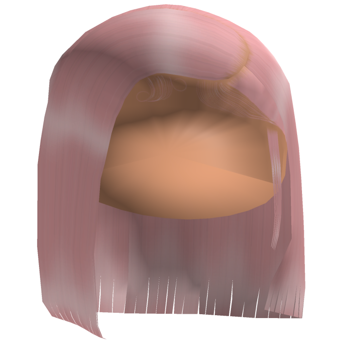 𝓭 Straight Side Part Bob (Pink)