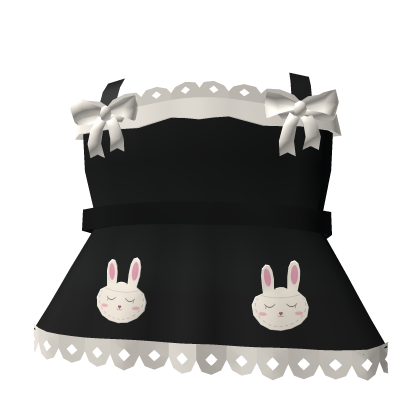 Black Sleepy Bunny Dress - 3.0 Roblox item