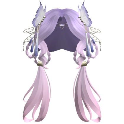 Kim's Lavender Butterfly Met Gala Hair Roblox item