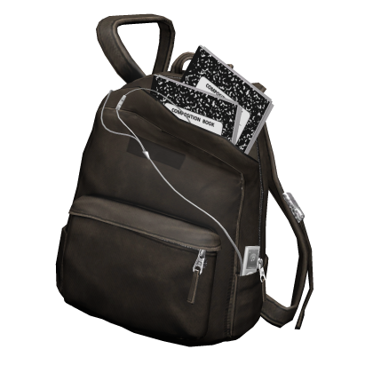 Off Shoulder Open Brown Backpack 1.0