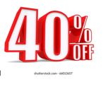 40% OFF!!