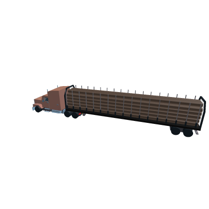 Semi Truck With Logs
