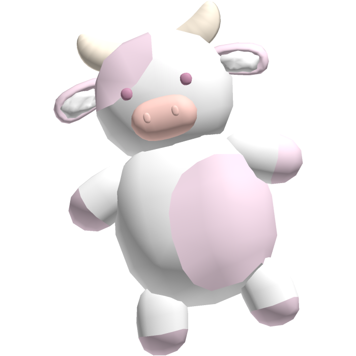 ♡ ꒰cutesy dreamy pink cow plush, moo moo. . .꒱♡