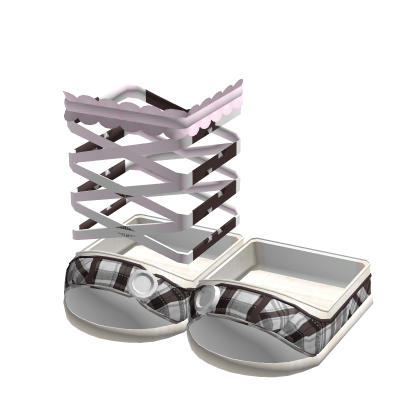 ♡ ⋮ Patterned Doll Shoes In White
