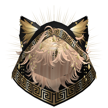 Egyptian Mullet w/ Divine Gold Black Hood