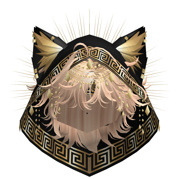 Egyptian Mullet w/ Divine Gold Black Hood