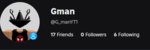 Gmans Followers
