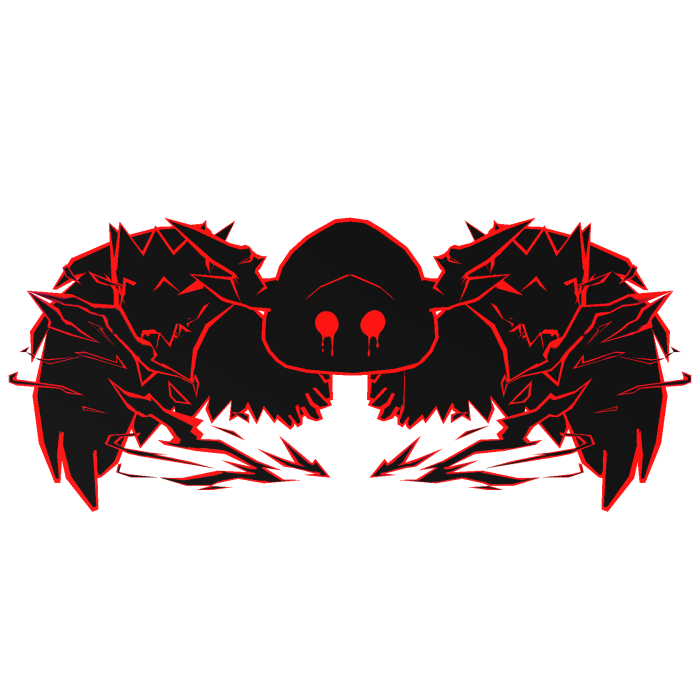 Cartoony Red Hood Aura Dragon Wings Combo