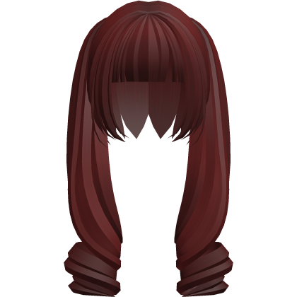 ۶ৎ | cute long anime pigtails moe red hair Roblox item