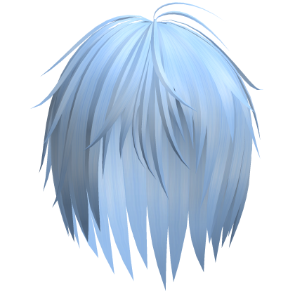 Emo Messy Razor Cut Layered Hair (Blue)