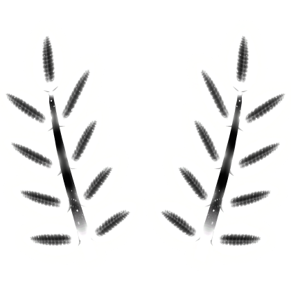 ♡ Emissive Glowing Black & White Sea Bunny Ears ♡