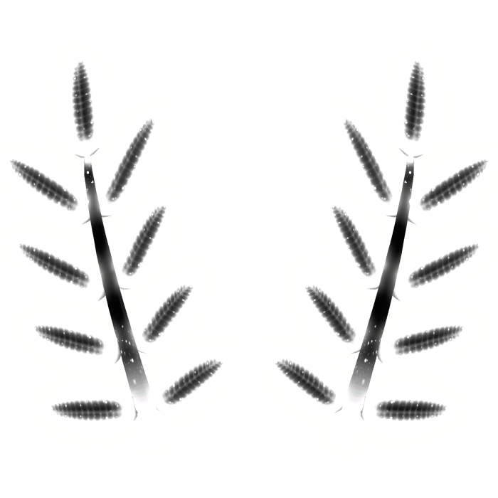 ♡ Emissive Glowing Black & White Sea Bunny Ears ♡