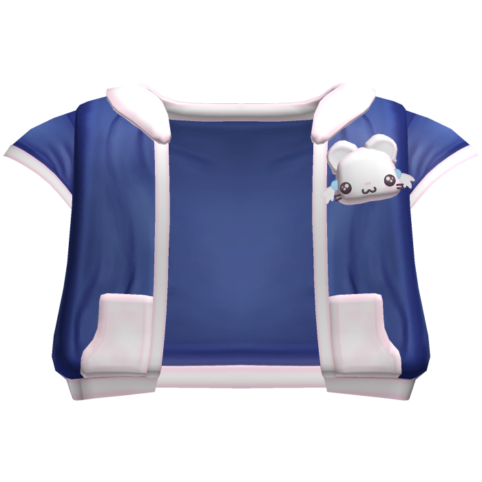 ♡ kawaii bijou hamster blue tracksuit jacket 