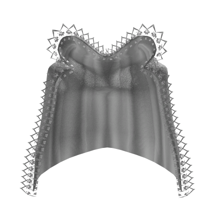 [3.0] 1580s | Elizabethan Lace Conch (White)