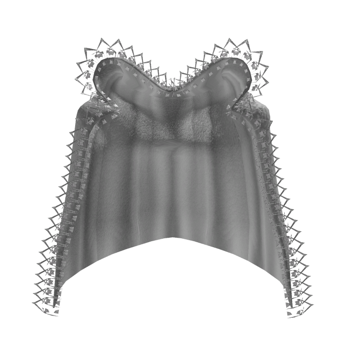 [3.0] 1580s | Elizabethan Lace Conch (White)