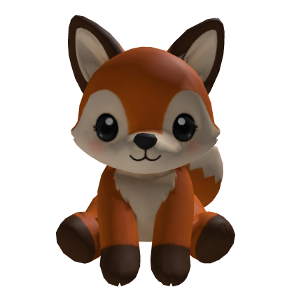 Orange fox hat Roblox item